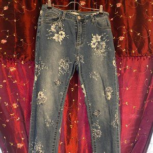 Fun floral demin pants bought in Italy